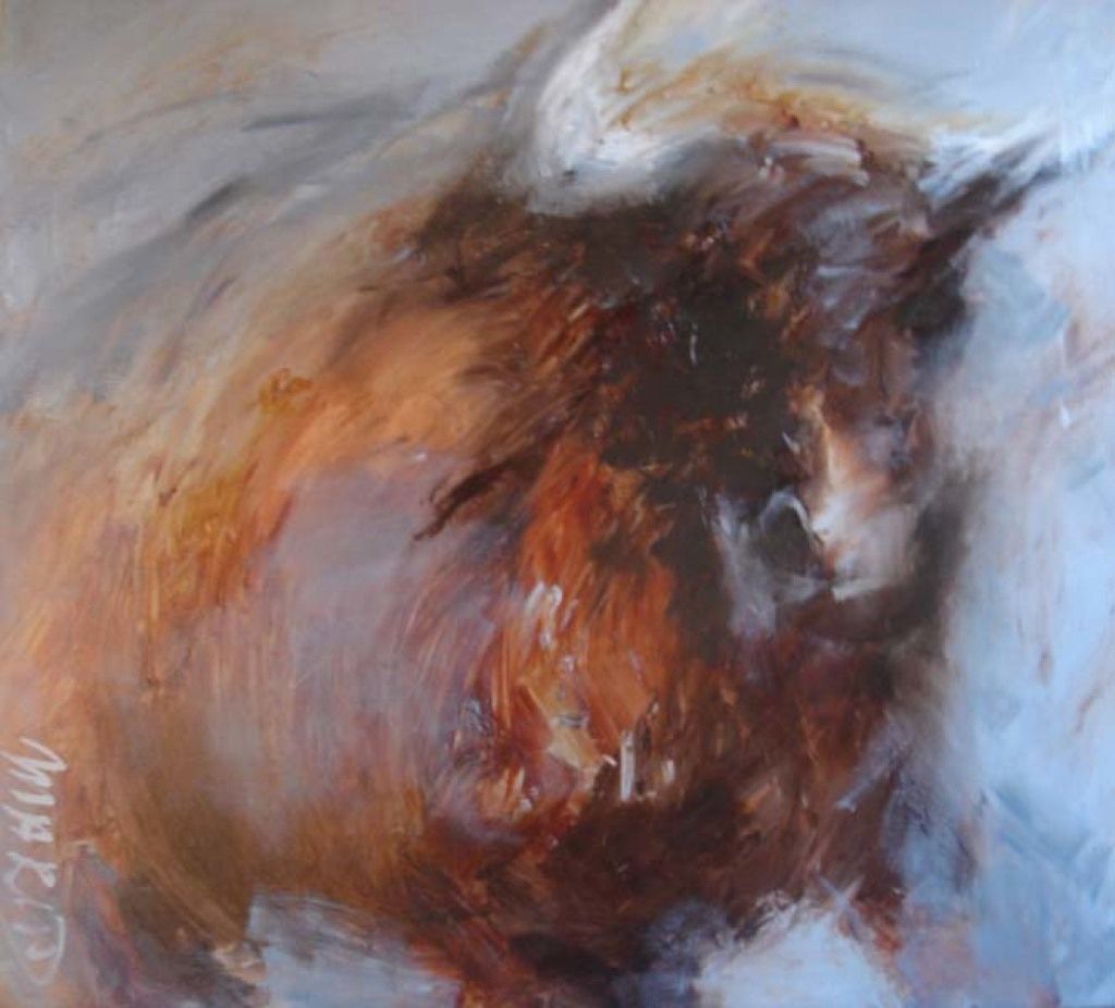 Red bull schilderij