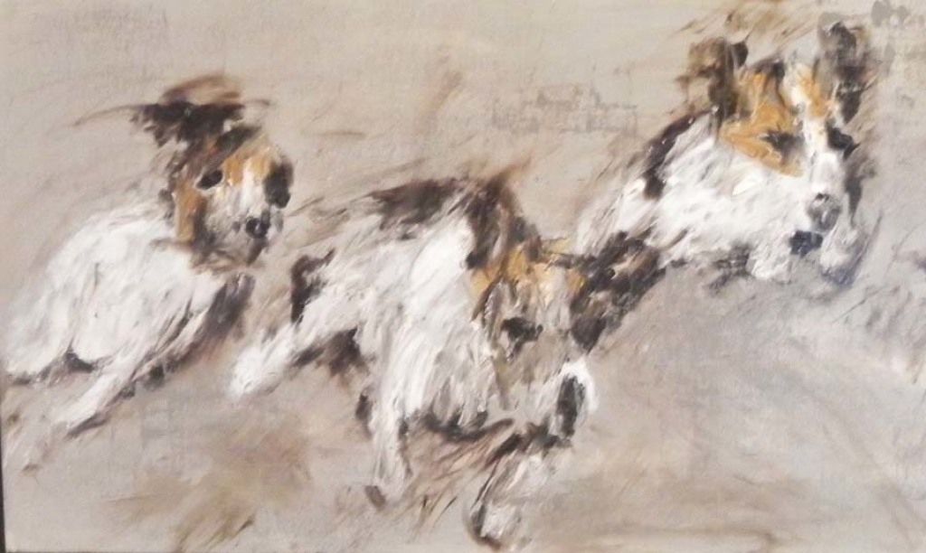Dogs schilderij